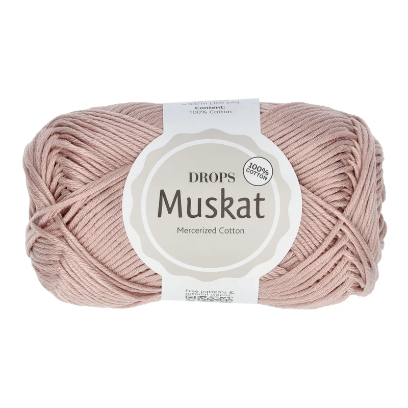 DROPS Muskat Uni Colour 86 Sandrose