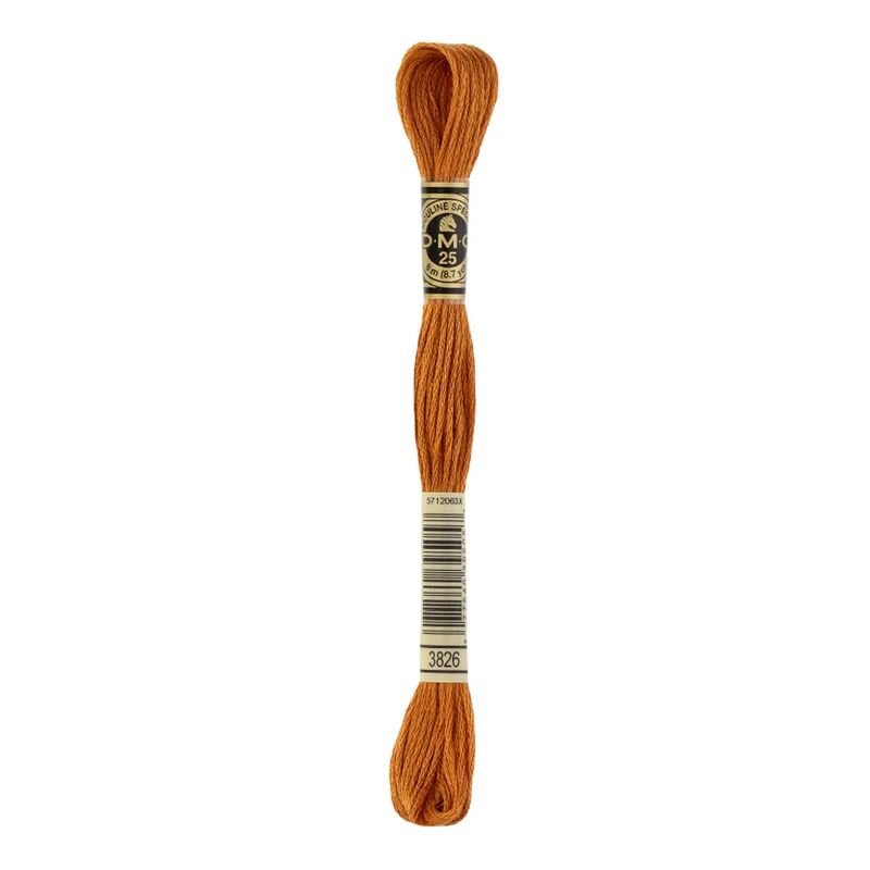 DMC 117MC Mouliné Spécial Stickgarn 8 m 3826