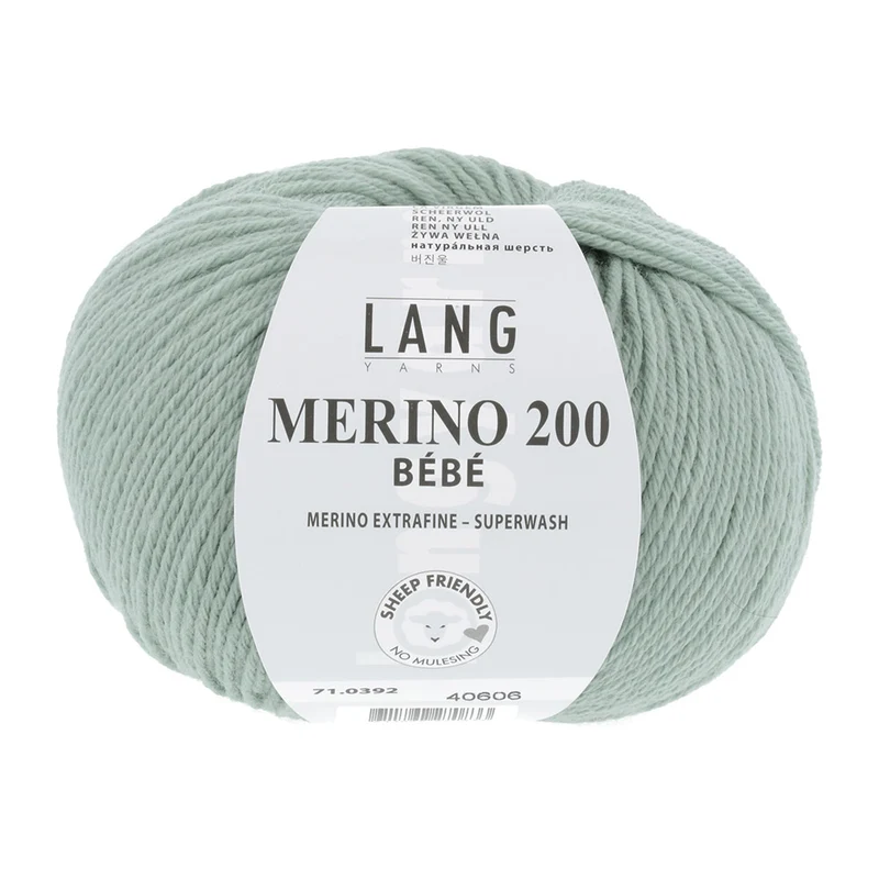 Lang Yarns Merino 200 Bebe 0392 Salbei