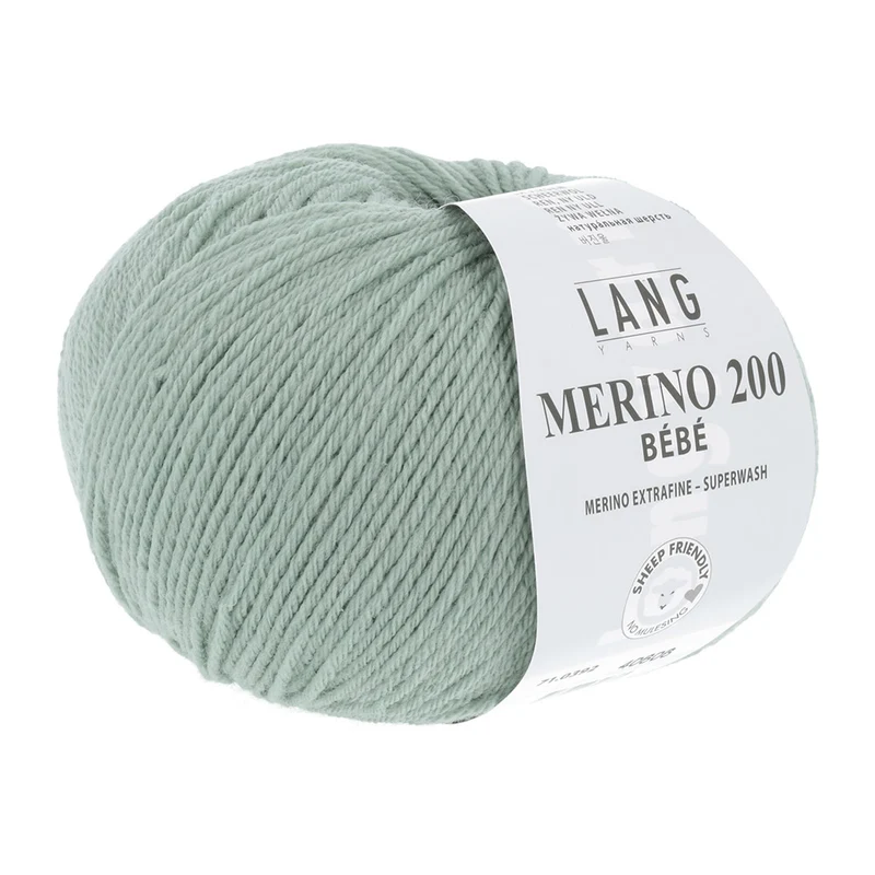 Lang Yarns Merino 200 Bebe 0392 Salbei
