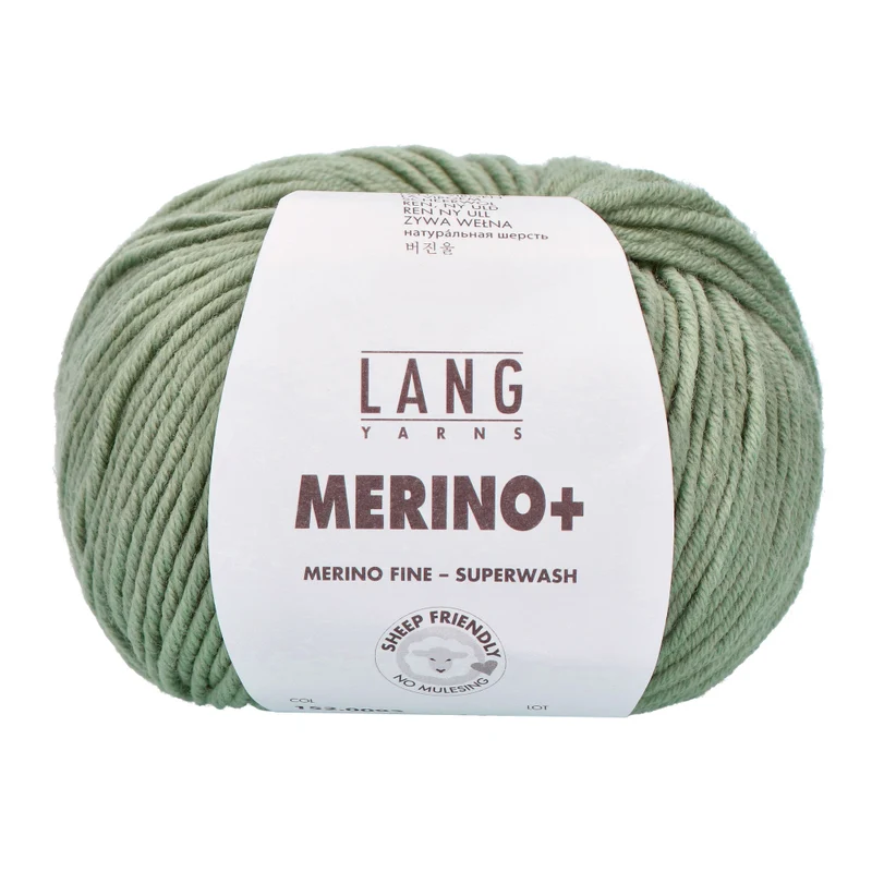 Lang Yarns Merino+ 0092 Hellgrau