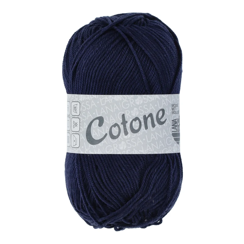 Lana Grossa Cotone 020 Nachtblau