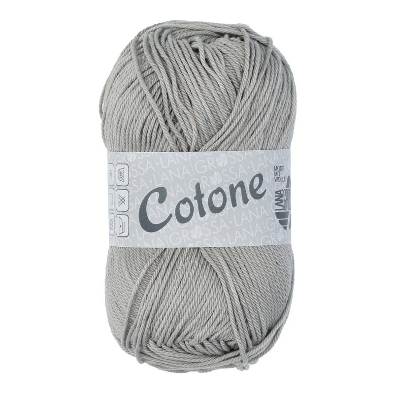 Lana Grossa Cotone 027 Hellgrau