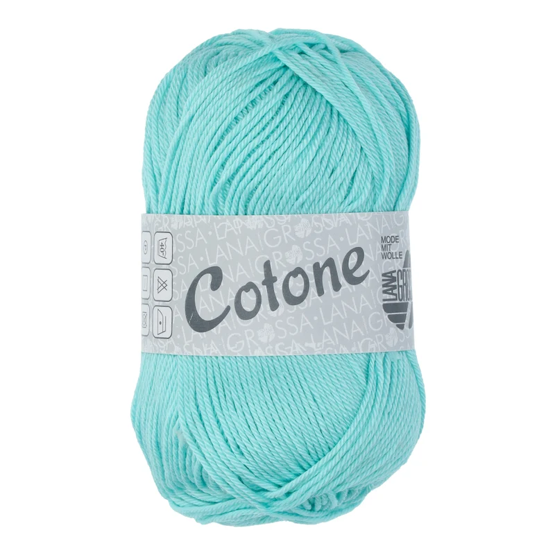 Lana Grossa Cotone 035 Hell-Türkis