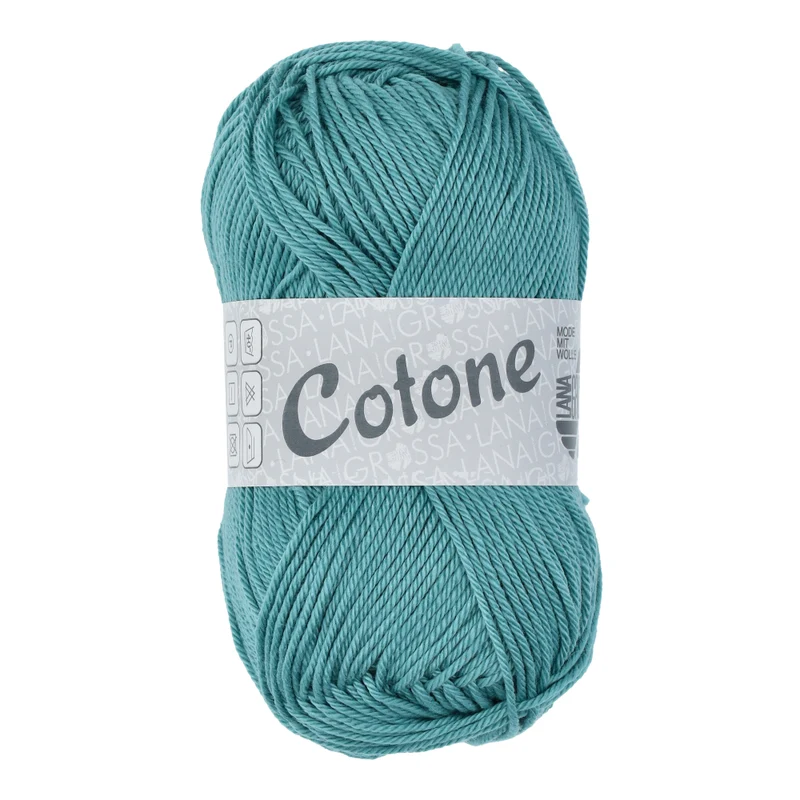 Lana Grossa Cotone 043 Hellpetrol