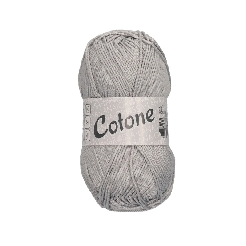 Lana Grossa Cotone 063 Silber Grau