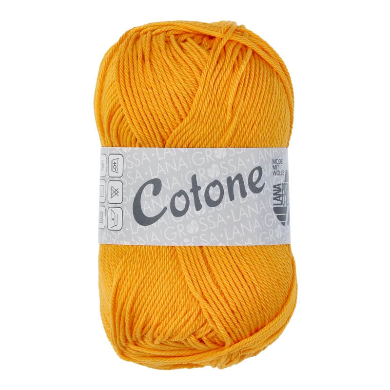 Lana Grossa Cotone 092 Gelb-Orange