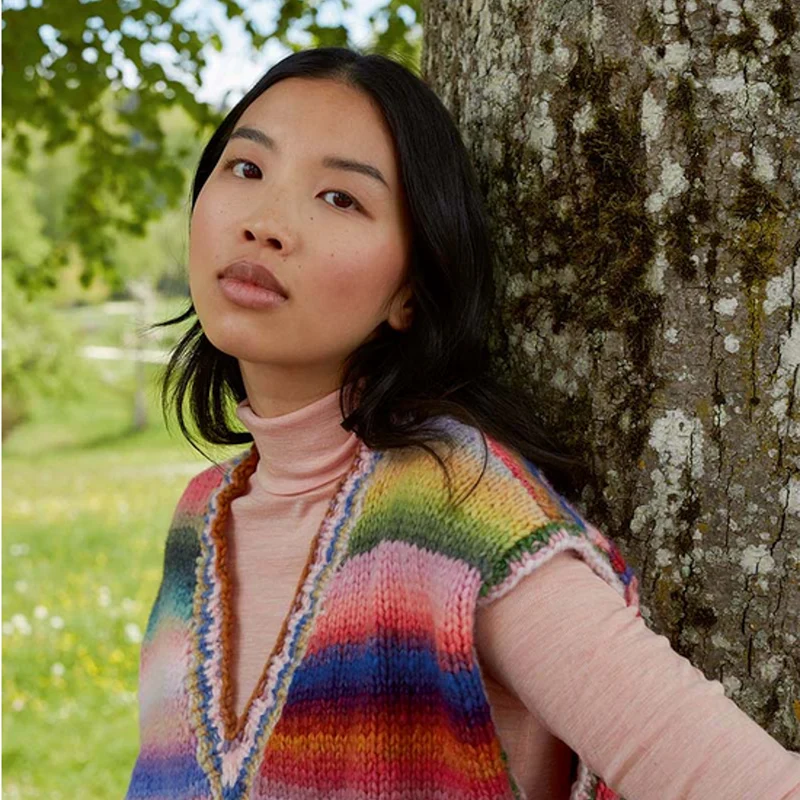 Lang Yarns Cloud 012 Kastanie/Petroleum