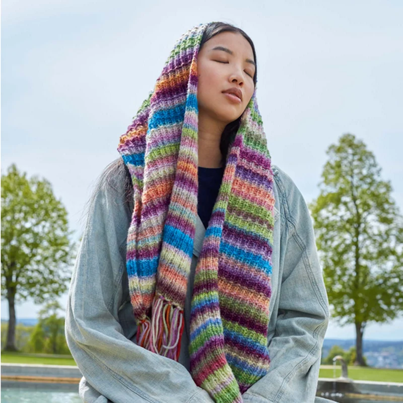 Lang Yarns Cloud 012 Kastanie/Petroleum
