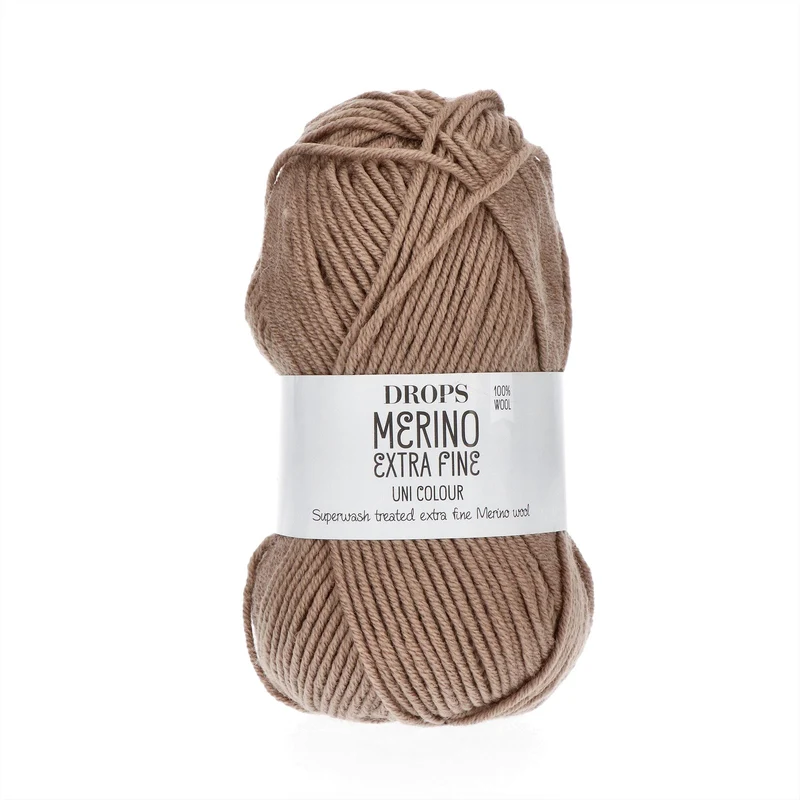DROPS Merino Extra Fine Uni Colour 51 „Kaffee Verkeerd“