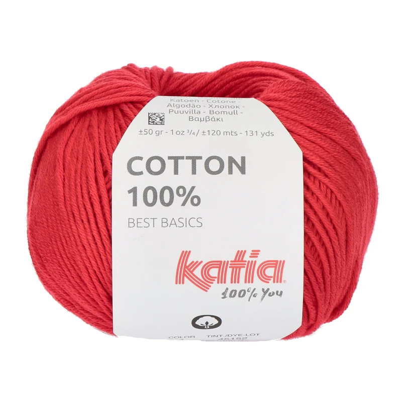 Katia Cotton 100 % 004 Rot