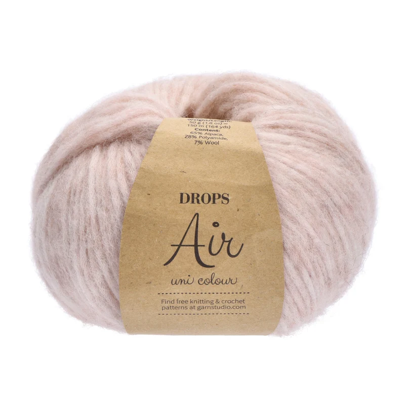 DROPS Air Uni Colour 033 Sandrose