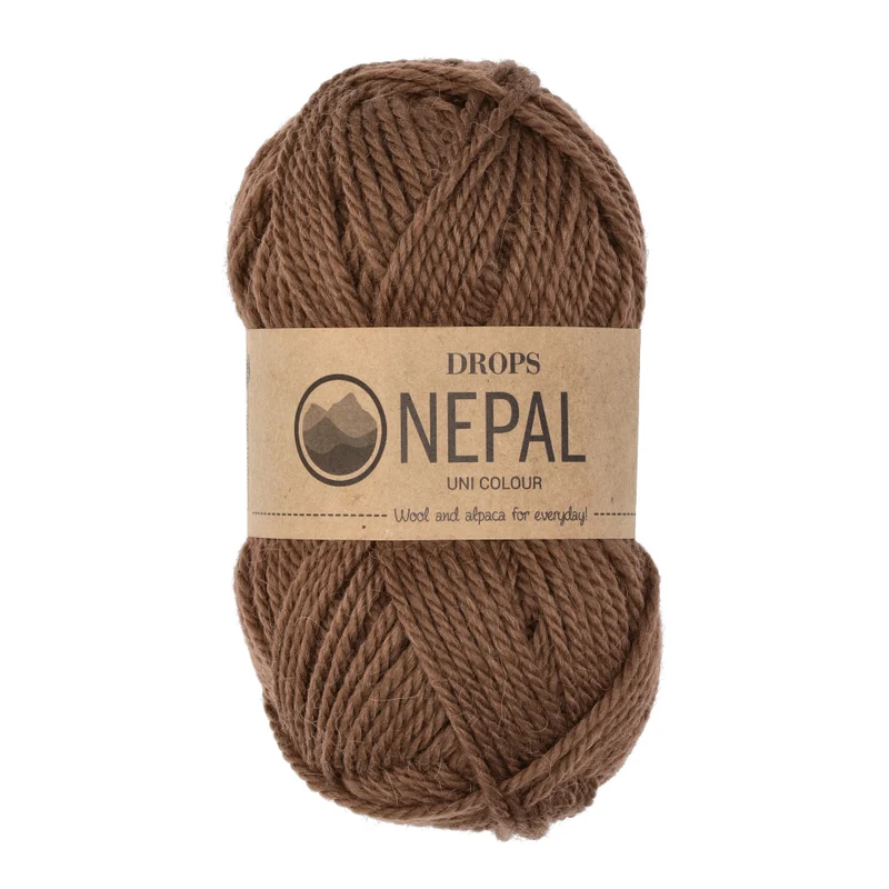 DROPS Nepal Uni Colour 8917 Walnuss
