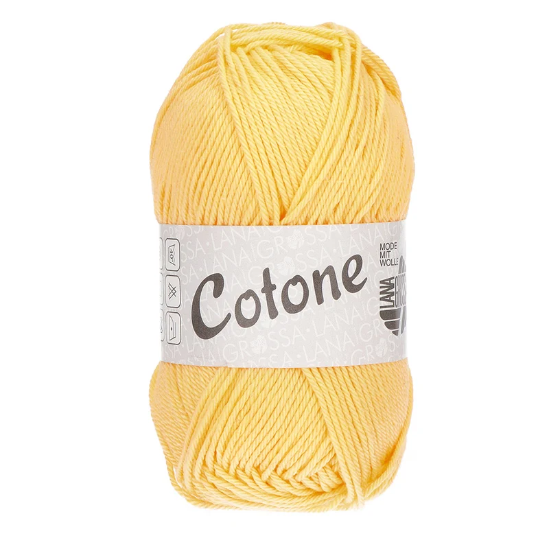 Lana Grossa Cotone 129 Buttergelb