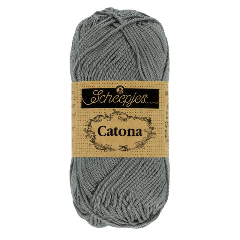 Scheepjes Catona 50 g 242 Metal Grey