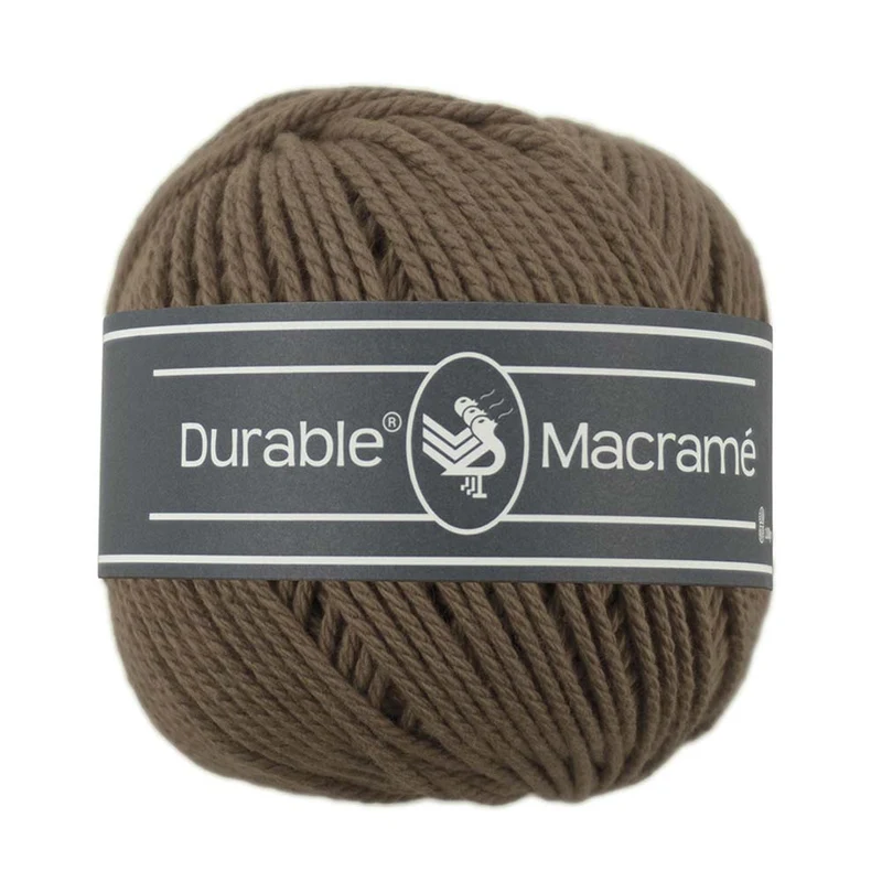 Durable Makramee 345 Khaki-Braun