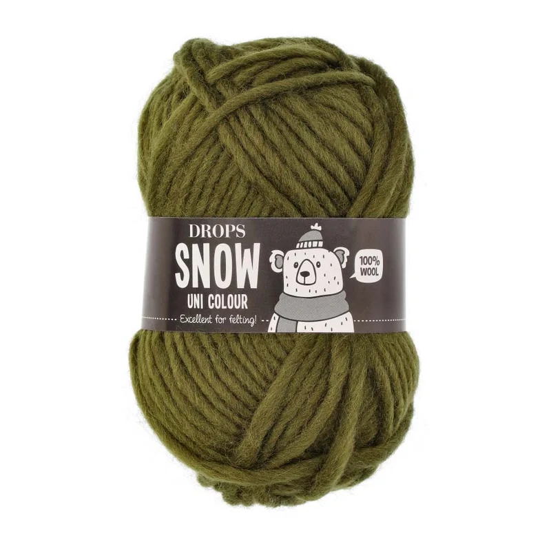 DROPS Snow Uni Colour 092 Dunkelmoos