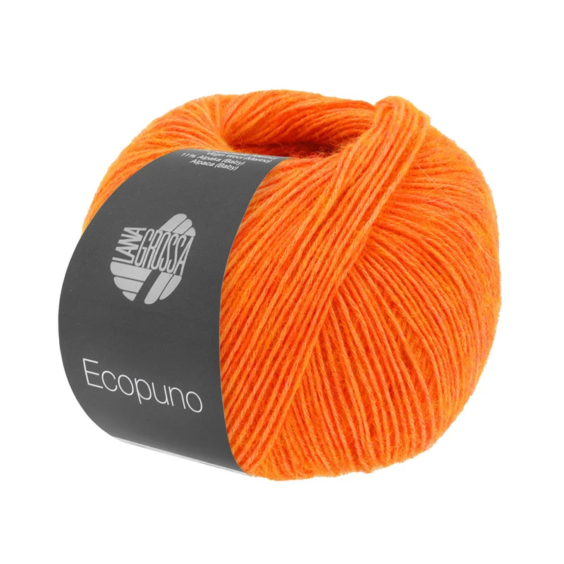 Lana Grossa Ecopuno 089 Strahlendes Orange