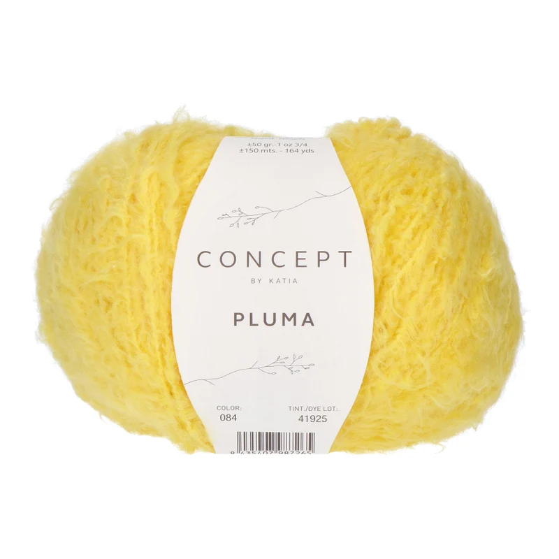 Katia Pluma 084 Zitronengelb