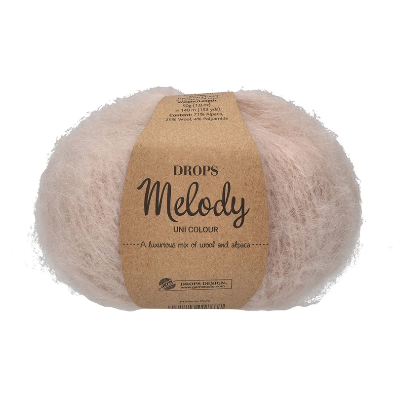DROPS Melody Uni Colour 023 Rosenwasser