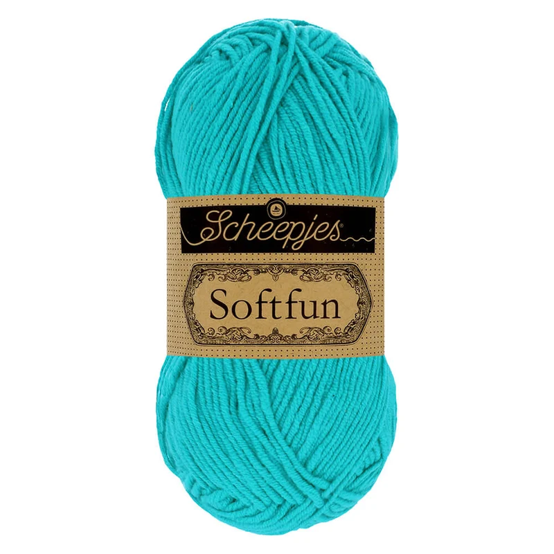 Scheepjes Softfun 2423 Bright Türkis