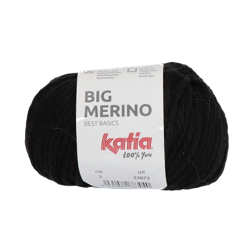 Katia Big Merino 002 Schwarz