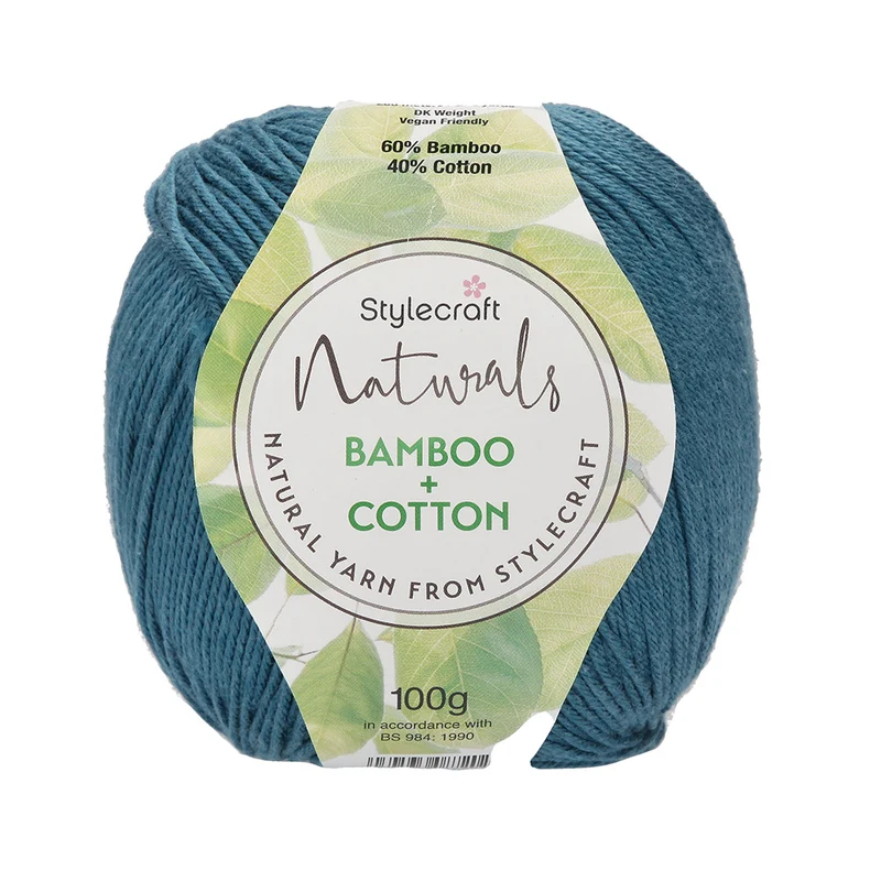 Stylecraft Naturals – Bamboo + Cotton DK 7252 Deep Sea