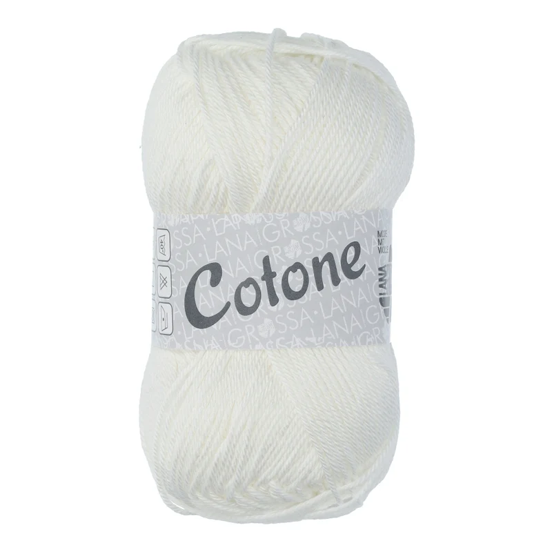 Lana Grossa Cotone 022 Weiß