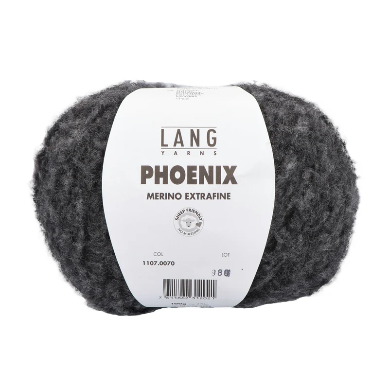 Lang Yarns Phoenix 070 Anthrazit