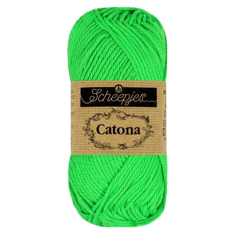Scheepjes Catona 50 g 602 Neon Green