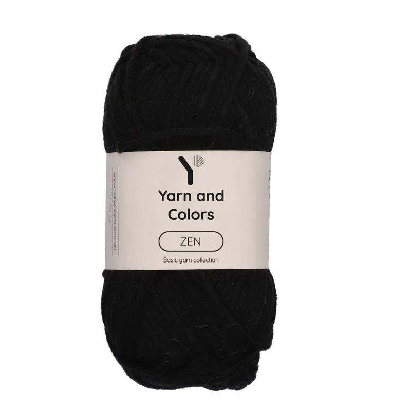 Yarn and Colors Zen 100 Schwarz