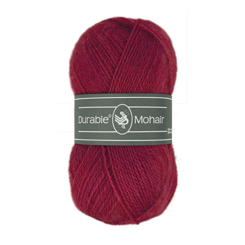 Durable Mohair 222 Burgund