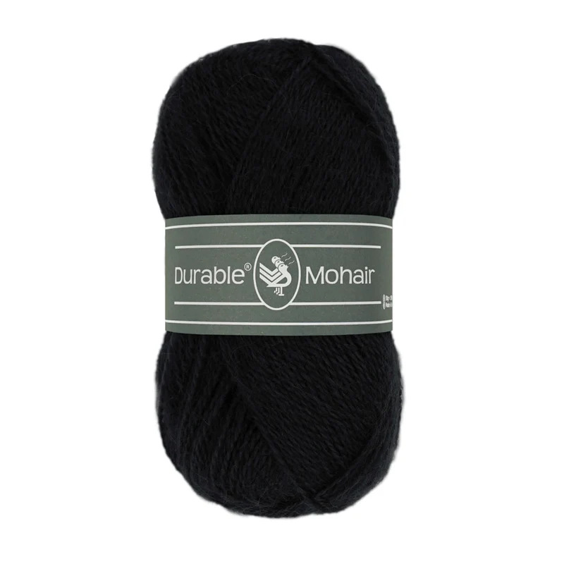 Durable Mohair 325 Schwarz
