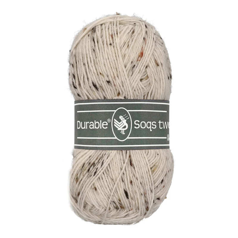 Durable Soqs Tweed 326 Elfenbein