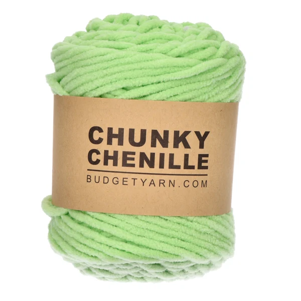 BudgetYarn Chunky Chenille 081 Lettuce