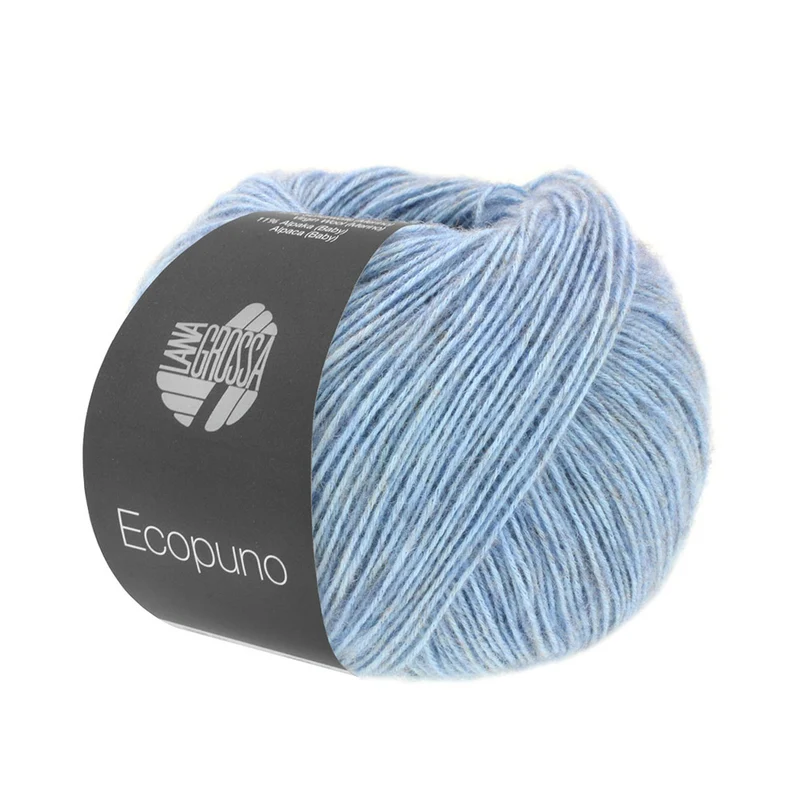 Lana Grossa Ecopuno 075 Helljeansblau