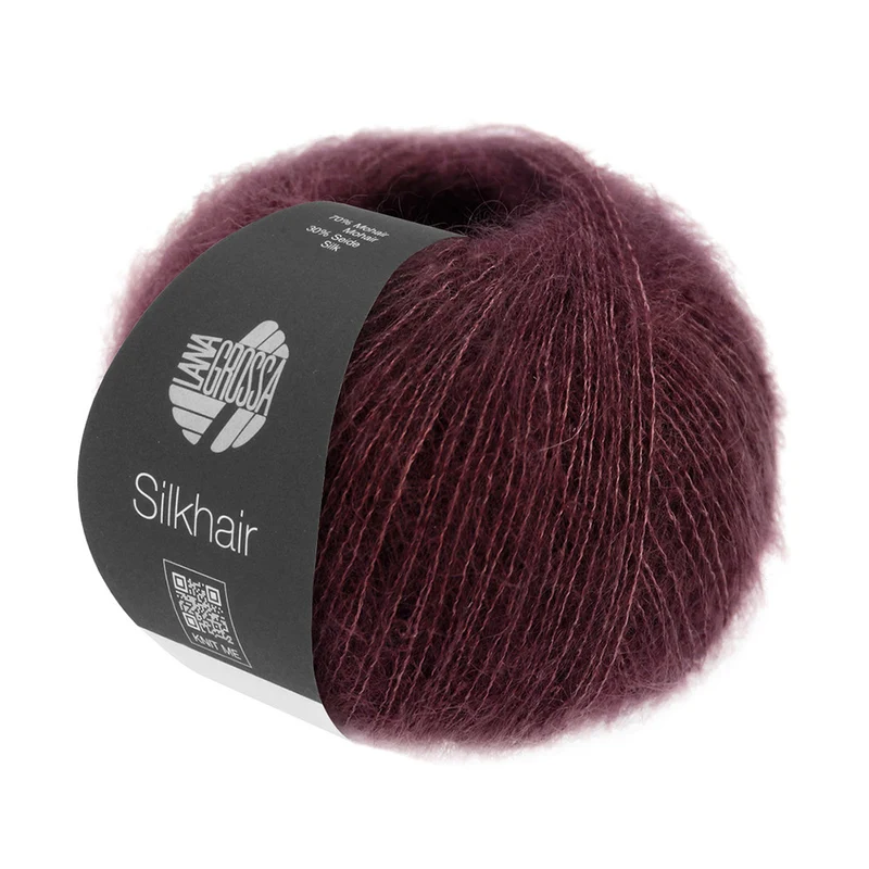 Lana Grossa Silkhair 177 Dunkelrot