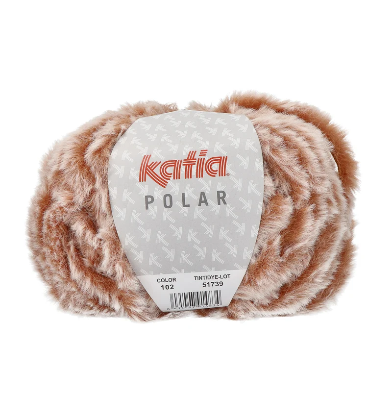 Katia Polar 102 Camel-Weiß