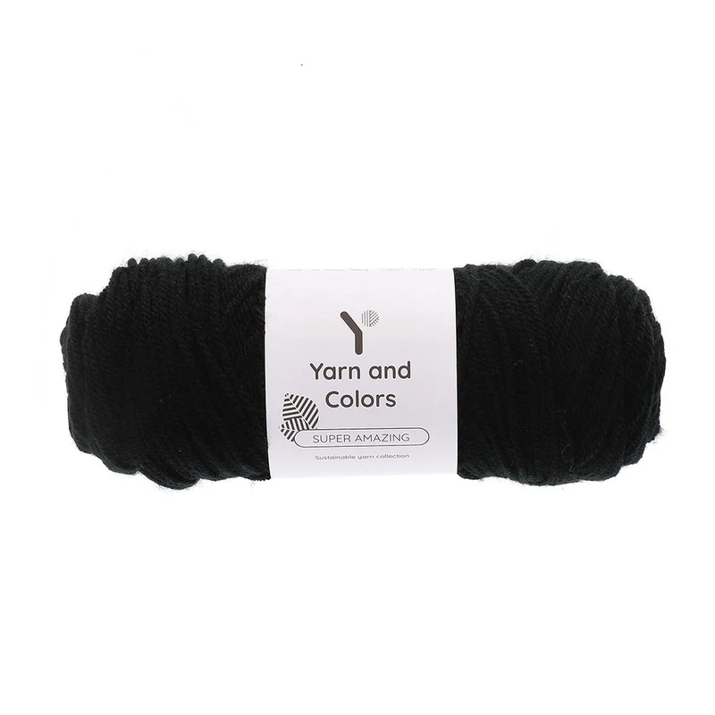 Yarn and Colors Super Amazing 100 Schwarz