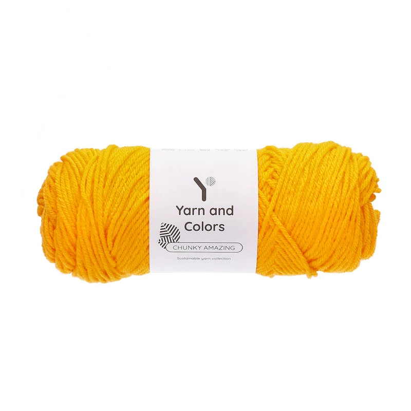 Yarn and Colors Chunky Amazing 015 Senfgelb