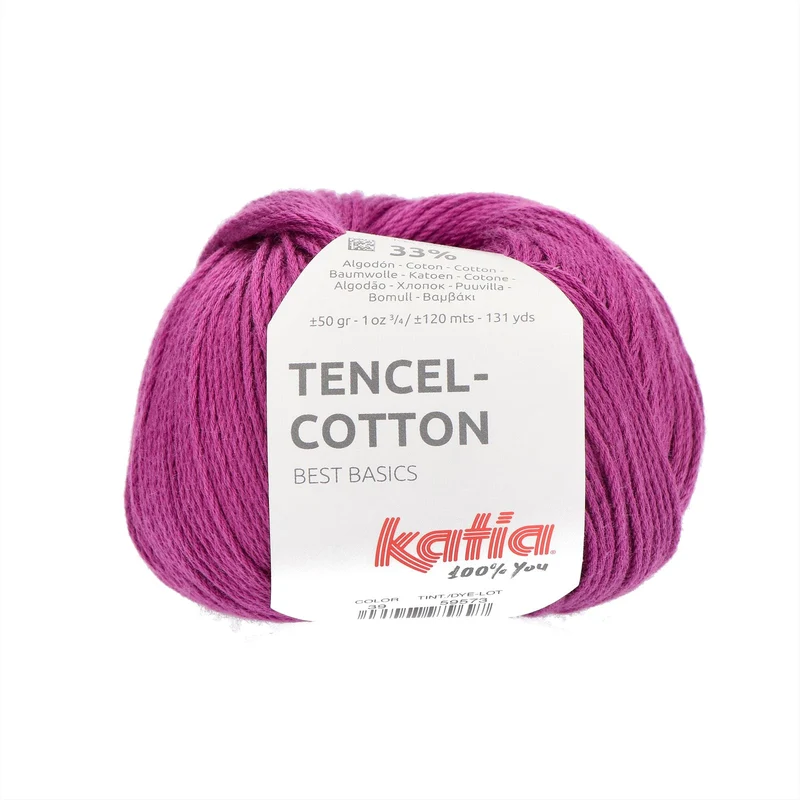 Katia Tencel Cotton 039 Verkehrslila