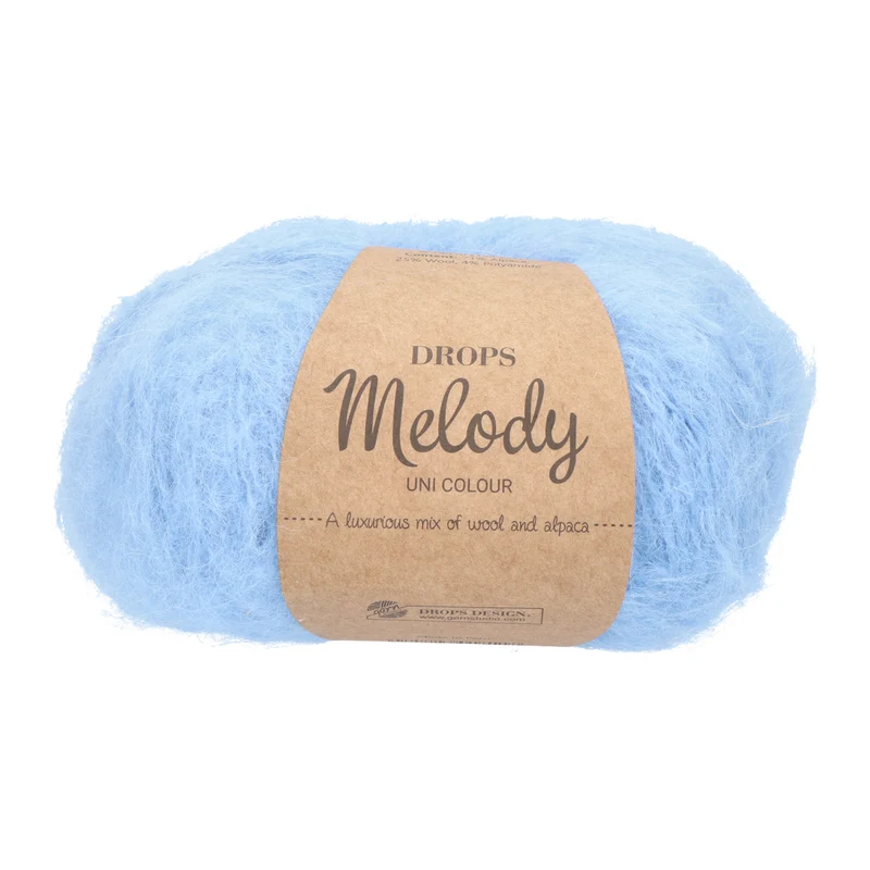 DROPS Melody Uni Colour 021 Hellblau