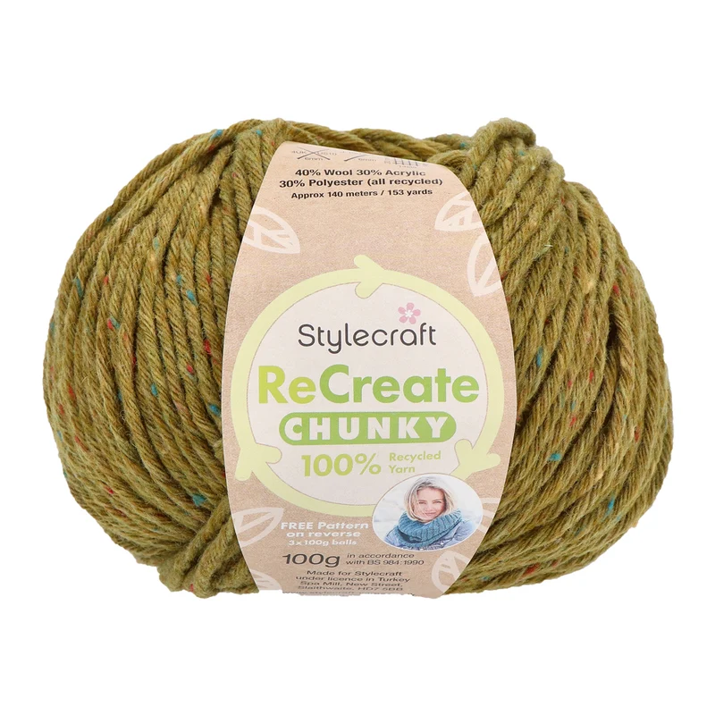 Stylecraft Recreate Chunky 3189 Avocado