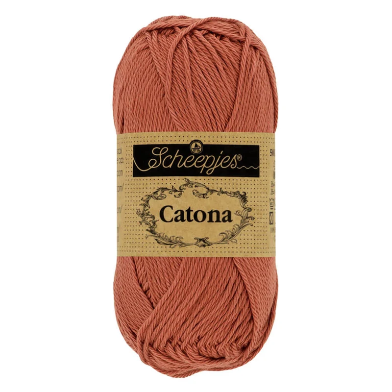 Scheepjes Catona 50 g 504 Brick Red