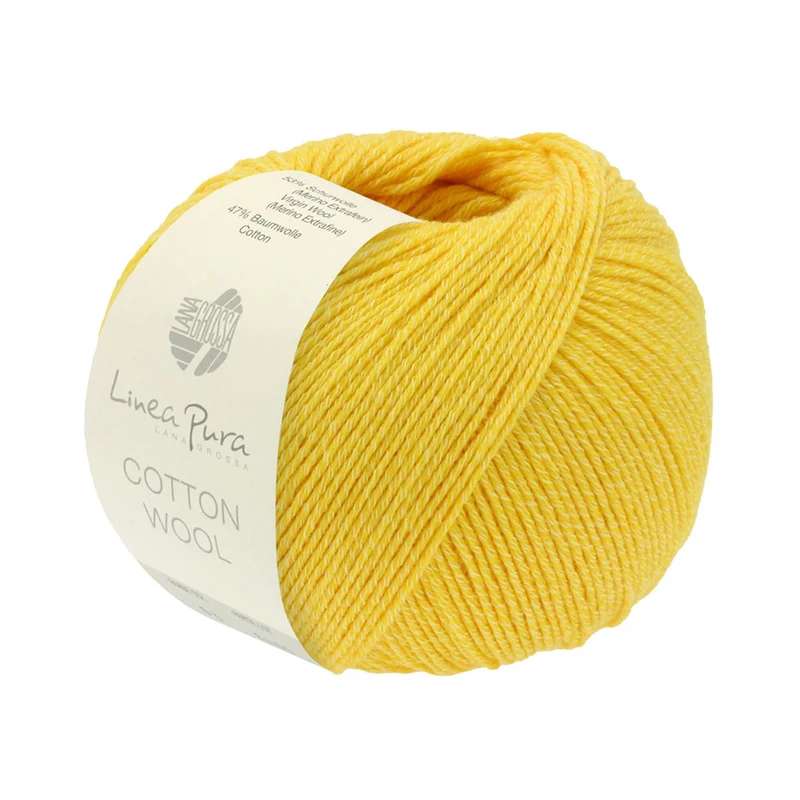 Lana Grossa Cotton Wool 013 Gelb