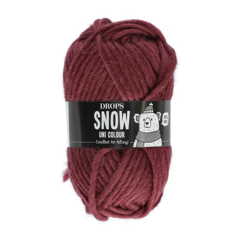DROPS Snow Uni Colour 095 Kastanie