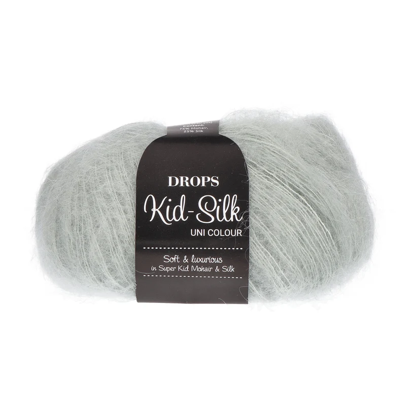 DROPS Kid-Silk Uni Colour 045 Soft Mint