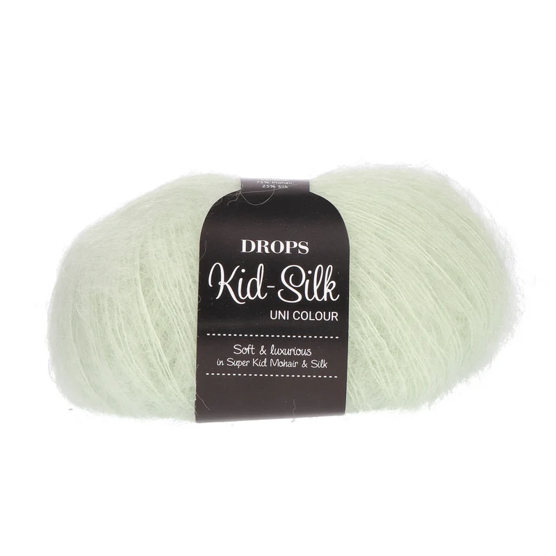 DROPS Kid-Silk Uni Colour 047 Pistazien-Eis