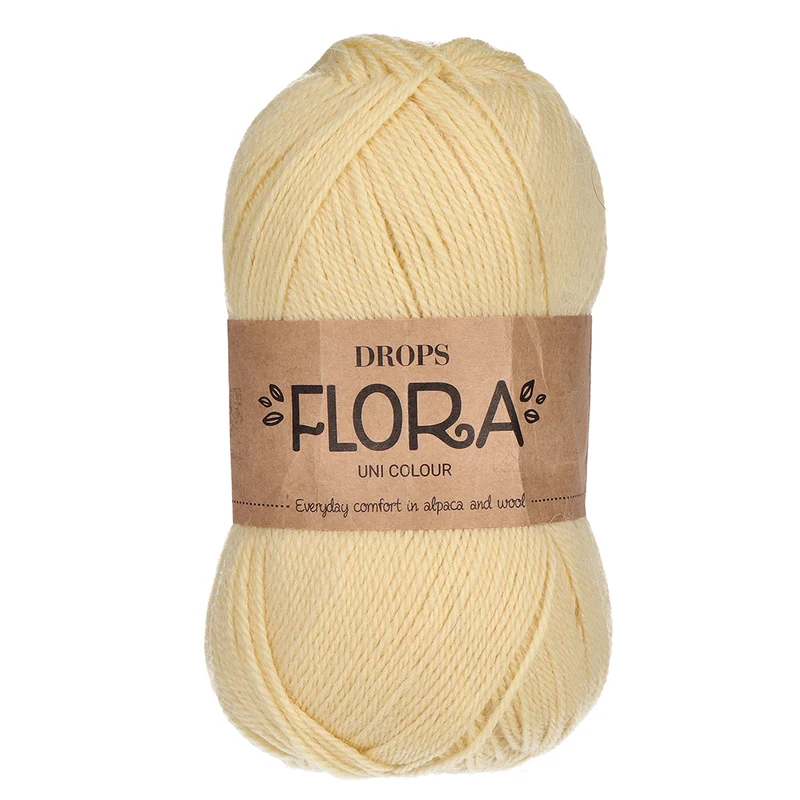 DROPS Flora Uni Colour 26 Limonade