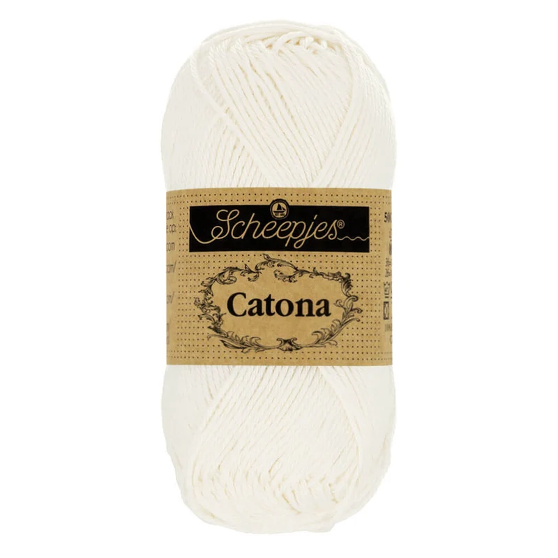 Scheepjes Catona 25 g 105 Bridal White